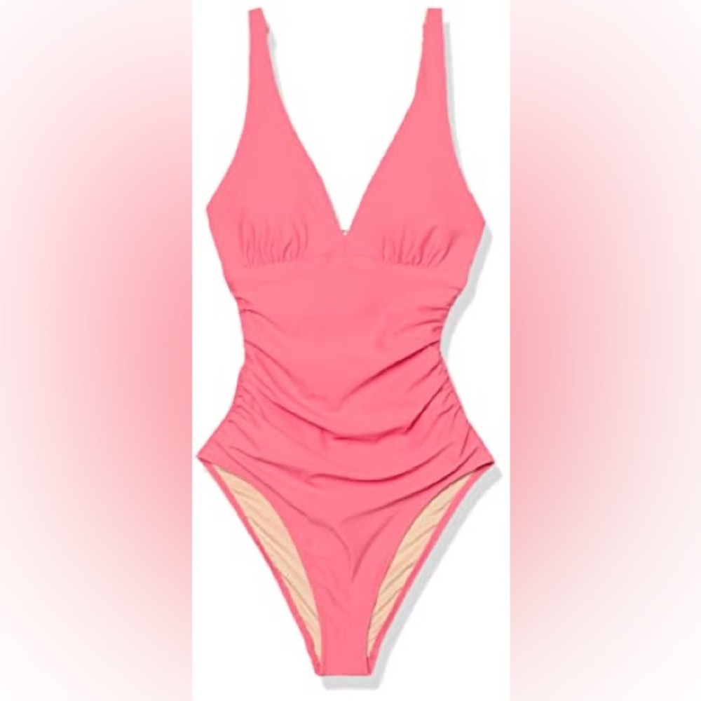 ☑️Pink Amazon One Piece Swimsuit - Picture 2 of 7